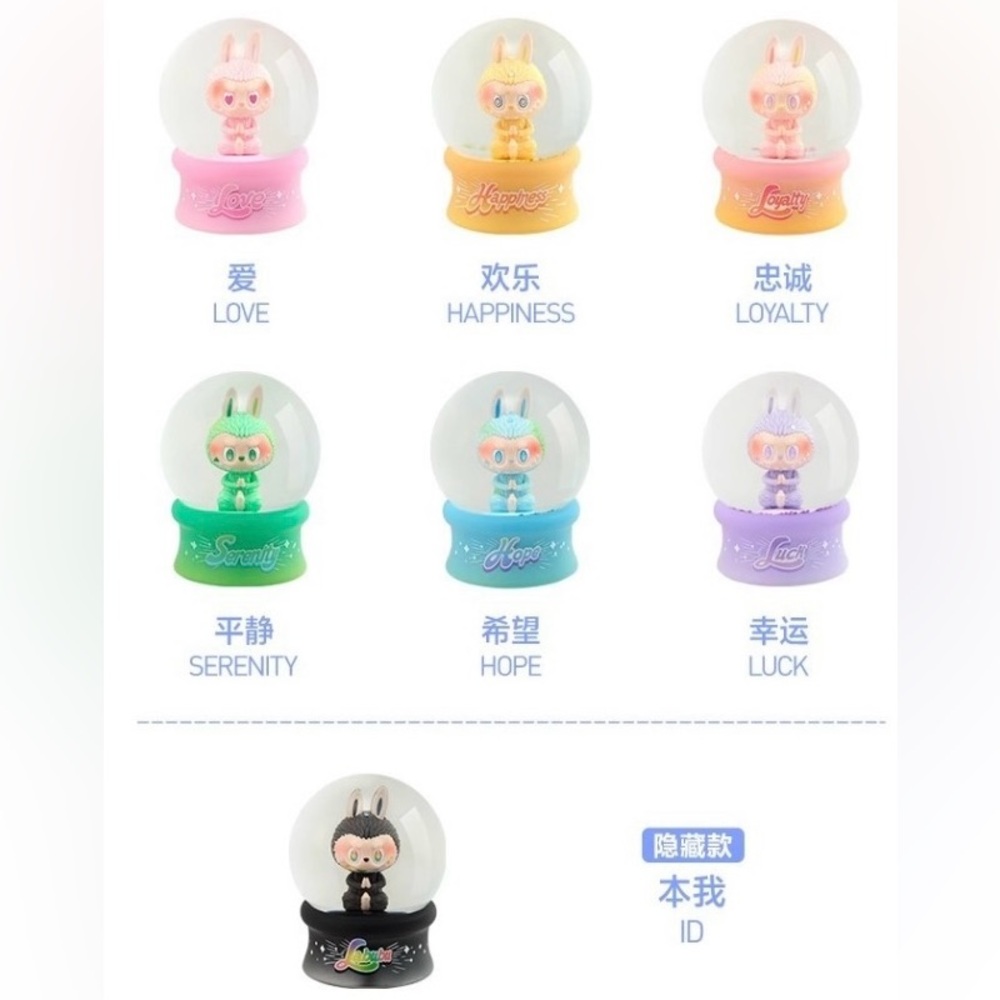 Labubu Big into Energy Crystal Ball Blind Box - Picture 1 of 2